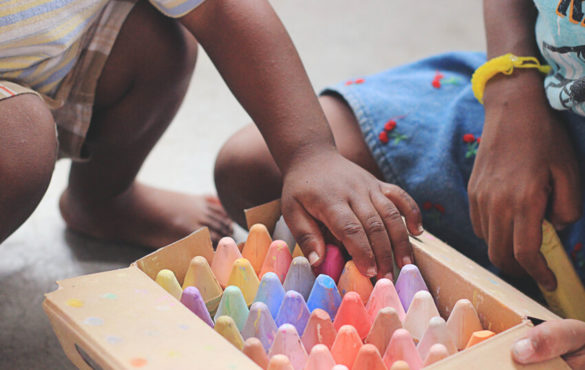 Friendship - colours in a box